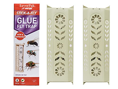 $averPak 2 Pack - JT Eaton Stick-A-Fly Glue Fly Stick Traps - size: 2 Pack