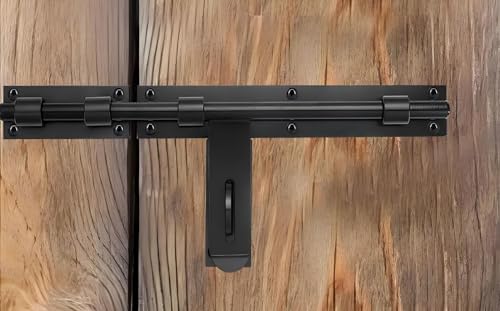 17" Slide Bolt Gate Latch，Face Mount Weld/Screws on gate Left/Right Side