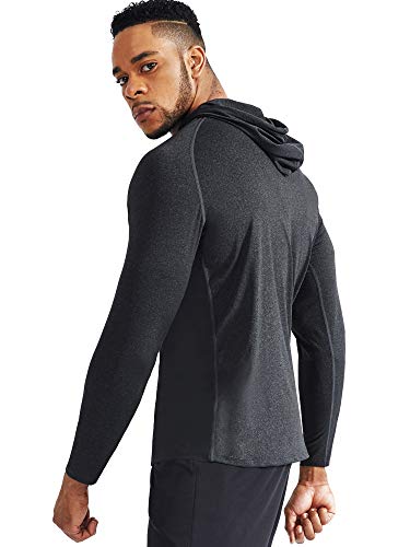 NELEUS Men's Soft T-Shirt - color: 5071 Dark Grey/Navy/Slate Grey,3 Pack, size: Medium