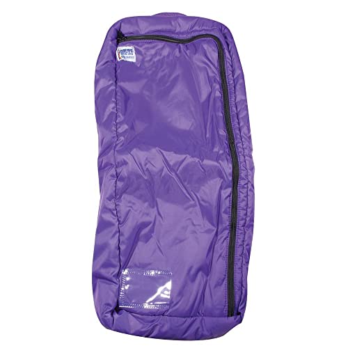 Dura-Tech Padded Halter for Horses and Bridle Bag | Color Purple | Protects Halter and Bridles | Easy Access Heavy-Duty Zipper | Secure Strap Design | Water-Repellent and Durable | Ideal for Awards - color: Purple