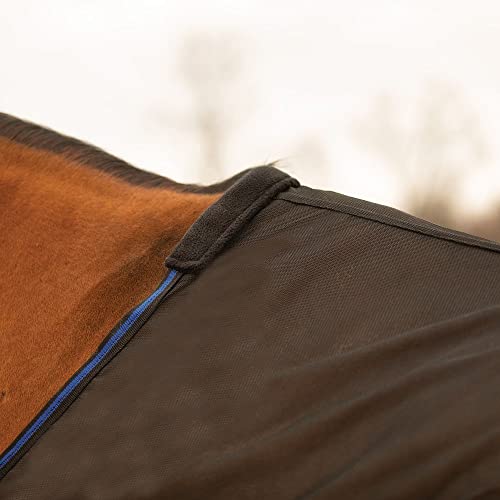 Air Mesh Horse Stable Sheet | Enhanced with Ceramic Therapy | Accelerates Recovery | Ideal for Pre-Performance Warm-Up | Comfortable & Contoured Fit - size: 80