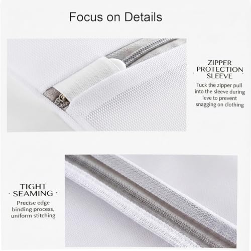 4 Pcs Mesh Laundry Bags for Delicates (2 Large +2 Medium) - size: 4 Pack(2L+2M)