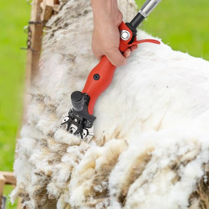 Electric Sheep Shears and Sharpener, 550W 360° Rotate Heavy Duty Sheep Goats Clipper Machine Electric Sheep Clipper Wool Shear Shearing Machine Professional Knife Sharpener Blade Grinding Machine - style: 550W Shear & Sharpener