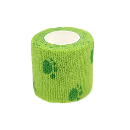 Self Adhesive Bandage Wrap Animal Cohesive Bandage Self Adherent Wrap First Aid Tape for Dogs Cats Horses Birds & Wrist Healing Ankle Sprain (2 Inch G Set 6 Rolls) - color: 2 Inch G Set 6 Rolls