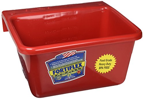 FORTEX INDUSTRIES SF-6 12 Fence Feeder, 6 quart, Assorted colors.