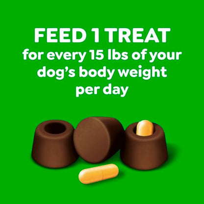 Greenies Pill Pockets Large Size Dog Treats, Hickory Smoke, 15.8 oz | Capsule size, hickory smoke flavor, masks medicine odor, low calorie, stress-free, Dog Treat Pouch for Capsule Medication - size: 60 Count (Pack of 1)