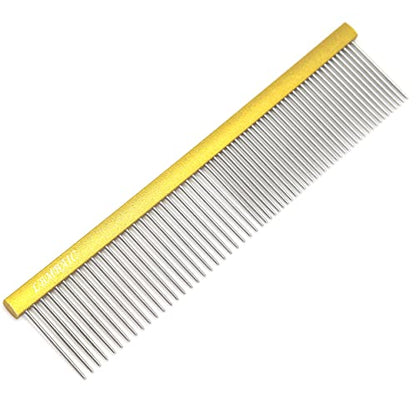 Dog Grooming Comb Deshedding Remove Tangles,Knot,Mats.(7.5inches) - color: gold, size: Medium