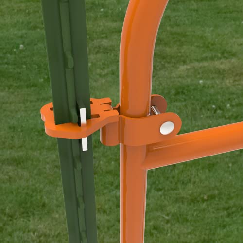 T-Post Gate Hinge Pins, Hang a gate from a Metal T Post, Easy to Install,Hang a gate of Any Farm or Garden from a Metal T Post