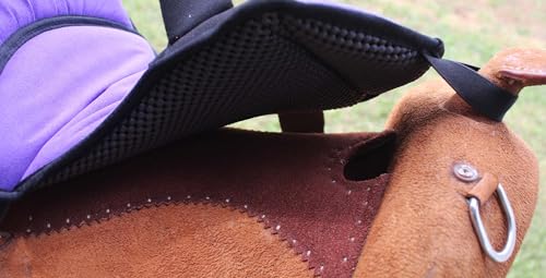 Horse Western Saddle Youth Neoprene Padded Seat Buddy Stirrups Brown 5138TS01BR