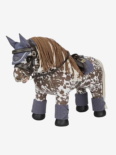 LeMieux Toy Pony Bandages for Toy Pony - Fleece - Simple Fastening - Suitable for Ages 3 Years + - Jay Blue - color: Jay Blue