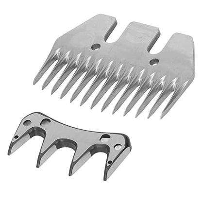 Sheep Clippers Replacement Blades, 13 Tooth Electric Wool Comb Cutter, Goats Clipper Scissors Trimmer Shears for Grooming Goats, Lambs, Llamas, Alpacas
