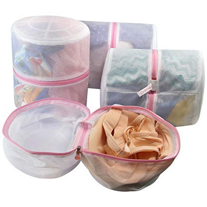 GOGOODA Mesh Laundry Bags for Delicates Durable Protective Wash Bags - size: 4 Bra Wash Bag(8*6.5in)