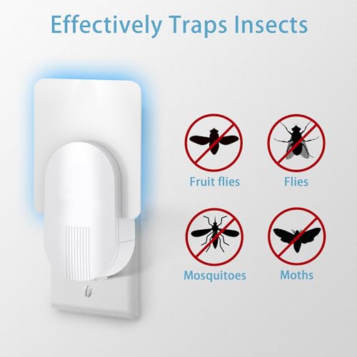 40 Pack Fly Trap Refill Compatilble with Safer Home Fly Trap Refill Flying Insect Trap for SH502, SH503, 23005-06 and DT3005w,Indoor Fruit Fly Traps Refill