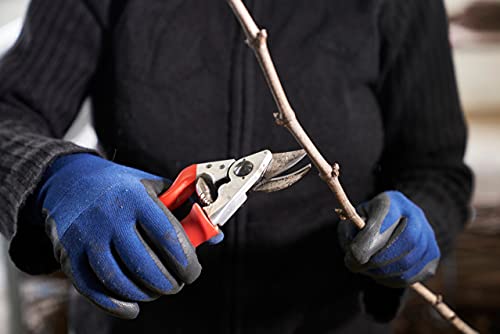 Felco F 15 Pruning Shears – 4.7" Garden Clippers with Rubber Grip & Anvil Blade | Hand Pruners for Gardening | Garden Tool Cutter with Forged Aluminum Handle, Lightweight Precision for Small Hands - size: F15 Small Rotating Handle