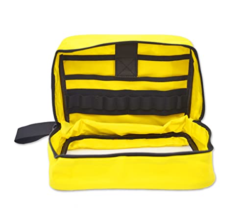 Lightning X Products Premium Color Coded Organizer First Aid Kit Accessory Pouches - Extra Large - Zippered Bag with Transparent Window - Set of 4 for EMT, Trauma, IFAK Medic Kits