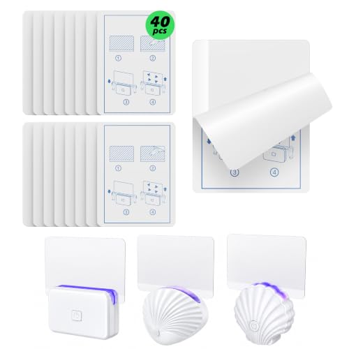 LFSYS 40 Packs Refill Card(Refills Only) for Plug in UV Light Fly Trap, Sticky Board Refills for LFSYS Plug-in Fly Trap