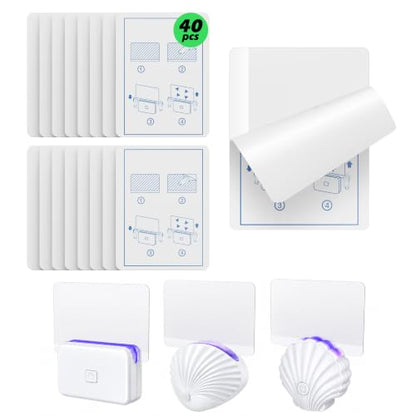 LFSYS 40 Packs Refill Card(Refills Only) for Plug in UV Light Fly Trap, Sticky Board Refills for LFSYS Plug-in Fly Trap