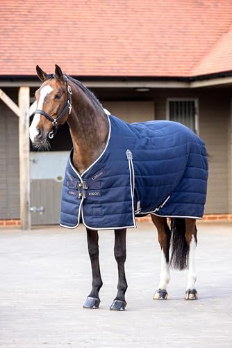 LeMieux Kudos Stable Blanket 100g - 1000D Ripstop - Stain Repellent Outer - Horse Rug - Navy - 6ft (72in) - size: 72"