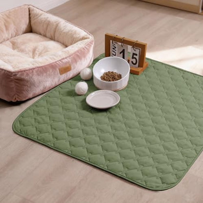 gogobunny Waterproof Armchair Covers for Pets, Anti Hair and Easy Care - color: Dark Green/Light Green, size: 30x30 Inch (Pack of 1)