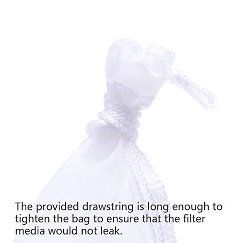 ALEGI Aquarium Extra Fine Media Filter Bag 7.5"*3.6" 3 Pack - size: 7.5"*3.6" (3 pack)