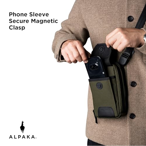 ALPAKA Modular Sling V2 Mini Sling Bag for Phone - color: Army Green