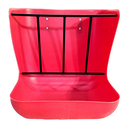 High Country Plastics Hanging Wall Feeder - color: Red