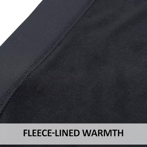 Schneiders UltraFlex Fleece Lined Faceless Full Zipper Horse Slicker Hood | Lightweight 4-Way Stretch Lycra & Added Warmth - size: Large