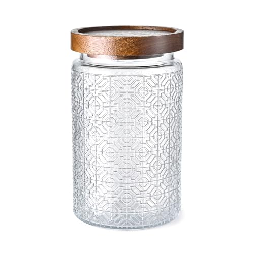 Adodeen Glass Storage Containers With Lids, Glass Jars With Lids, 32OZ - color: window-32oz
