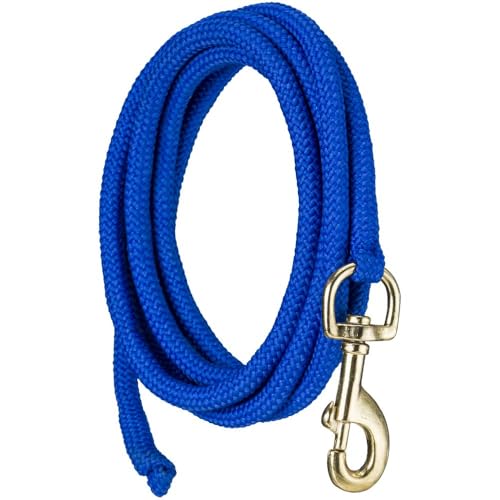 Tough 1 Mini Cord Lead w/Brass Bolt Snap - color: Royal Blue