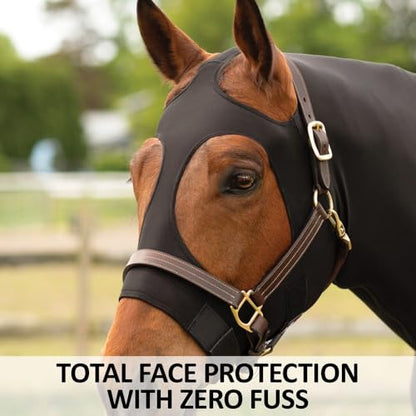 UltraFlex Fleece Lined Lycra Zipper Horse Slicker Hood | Cozy, Flexible Protection for Cool Weather | Full-Zip Design for Easy On/Off