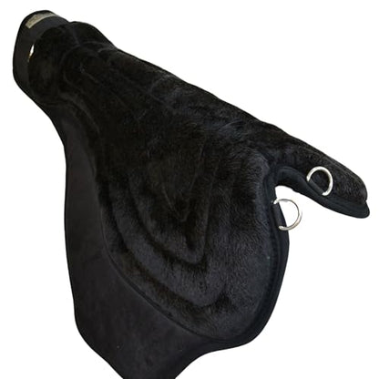 Intrepid International Comfort Plus Western Bareback Saddle, Anti-Slip Horse Saddle Pad, Bareback Pad w/Girth, Trail & Leisurely Riding, Horse Saddle Pads - color: Black