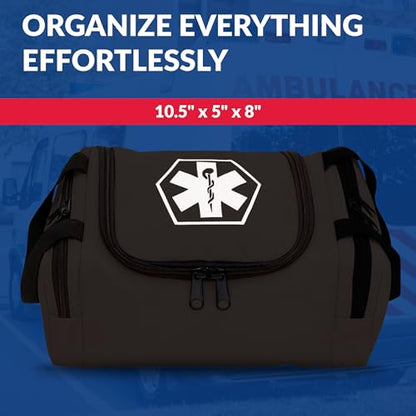 Dixie EMS Dixigear Empty First Responder II Bag 10.5" x 5" x 8" - Tactical Black - color: Tactical Black