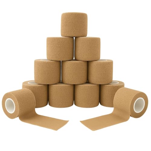 First Aid Training Cohesive Bandage Tape, 12-Pack | MCR Medical - size: 12-pack