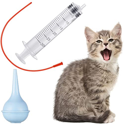 7 Pack Tube Feeding Kit, 8 FR Tubes & Syringes for Puppy Lamb Kitten