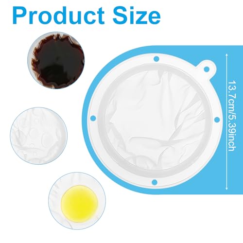 2pcs Ultra Fine Mesh Strainer, 200 & 400 Mesh Strainer, Fine Mesh Strainers Filter for Cooking Oil Milk Juice Wine Cheese Whey Grease Coffee