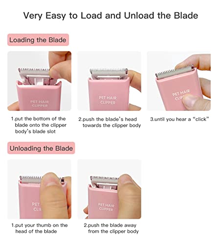 Replaceable Charging Cable & Standard Size Ceramic Blade Set - color: Charger Cable+standard Blade
