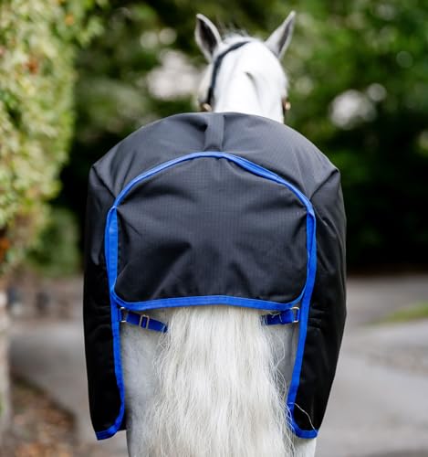 Horseware® Amigo® Ripstop 900D Turnout 0g - Black/Classic Blue, 84 inches - color: Black/Classic Blue, size: 84 inches