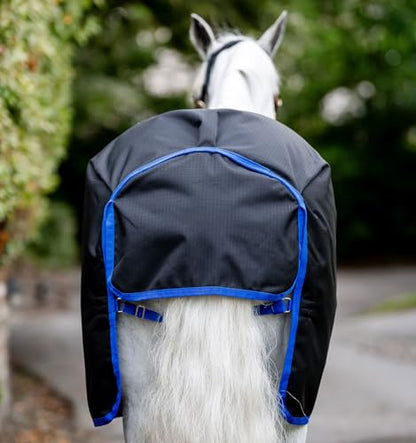 Horseware® Amigo® Ripstop 900D Turnout 0g - Black/Classic Blue, 84 inches - color: Black/Classic Blue, size: 84 inches