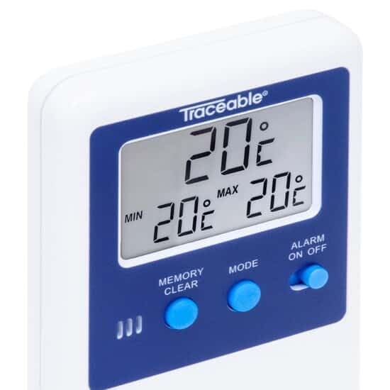 Traceable Calibrated Digital Fridge Thermometer/Freezer Thermometer with Bullet Probe, –58 to 158 Fahrenheit, 1 Resolution, Accuracy of 1 Degree Celsius - size: Bullet Probe