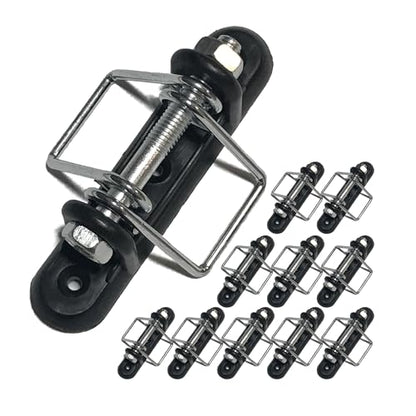 KuGuo Electric Fence Tape Connector, 10 Pack for Polytape Repair