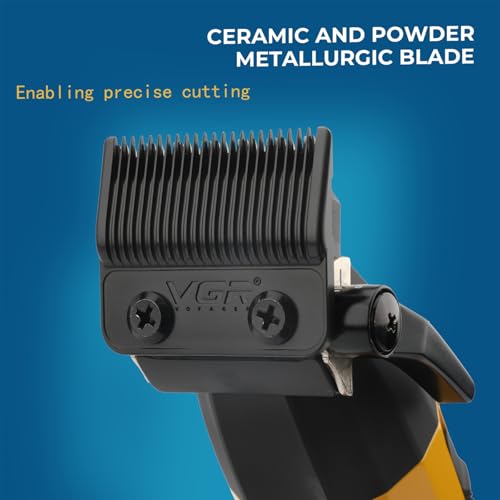 VGR 285 Fresh Fade Hair Clippers for Men, 9000RPM Professional Barber Clippers for Hair Cutting, Cordless Small Hair Trimmer Lightweight Versatile Barber Kit with 6 Magnetic Guide Combs, LED Display