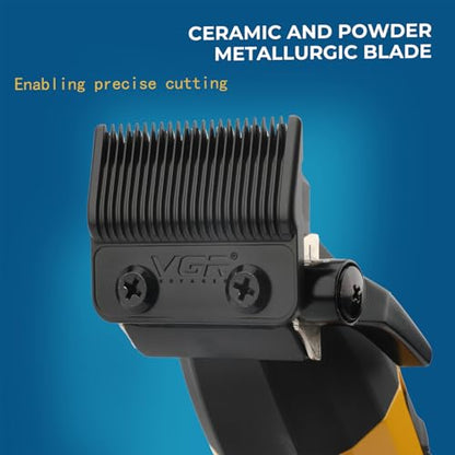 VGR 285 Fresh Fade Hair Clippers for Men, 9000RPM Professional Barber Clippers for Hair Cutting, Cordless Small Hair Trimmer Lightweight Versatile Barber Kit with 6 Magnetic Guide Combs, LED Display