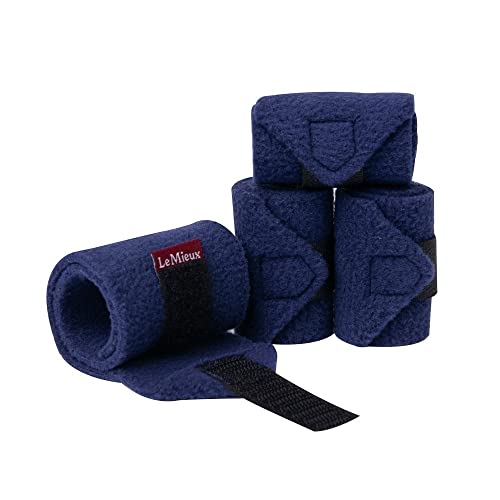 LeMieux Toy Pony Bandages for Toy Pony - Fleece - Simple Fastening - Suitable for Ages 3 Years + - Ginger - color: Ginger