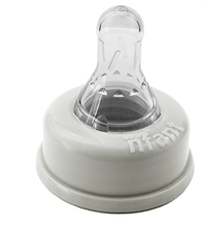 nfant Standard Flow Bottle Nipples (9 ml/min) - Fits Ready-to-Feed Hospital Nursery Bottles & Standard-Neck Baby Bottles - Anti-Colic Vented, 100% Silicone - White 4-Pack - color: White