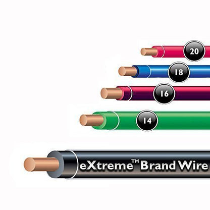 1000 Feet of Extreme Dog Fence's Heavy Duty Polyethylene Coated 20 Gauge Heavy Duty Pet Containment Wire - Compatible with Any Brand Dog Fence System or Any Application that Uses Copper Tracer Wire - size: 1000 Feet