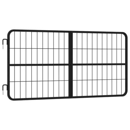 Heavy Duty Steel Horse Stall Guard 48x24 Inch Dual Direction Door with Thick Powder Coating for Barn Stable and Corral Installations