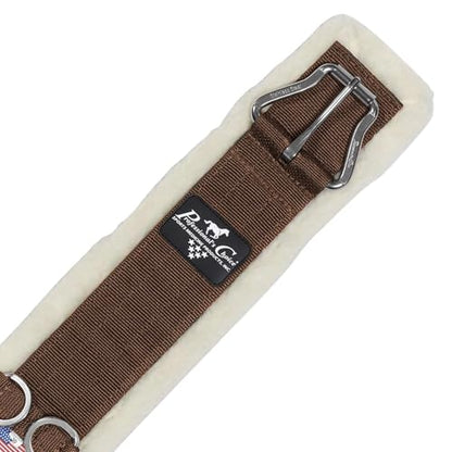 Professional's Choice SMX Comfort-Fit Western Merino Wool Cinch - color: Chocolate, size: 34"