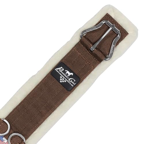 Professional's Choice SMX Comfort-Fit Western Merino Wool Cinch - color: Chocolate, size: 32"