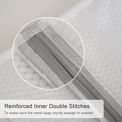 Polecasa Diamond Mesh Laundry Bags 3 Pack (Large, Medium, Small) - size: 1L,1M,1S