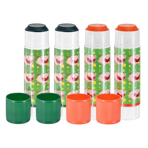 M METERXITY 4-Pack Livestock Marker, 11.4 Cm/4.5 Inches Length Medium Animal Crayons for Pig Cattle Cow Sheep Supplies, Farming Livestock Marking Accessory [2 Green & 2 Orange] - color: Green/Orange